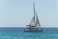 Cat sailing away of Playa de Papagayo