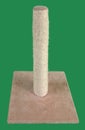 Cat Scratching Post Cutout Royalty Free Stock Photo