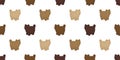 cat seamless pattern cookies kitten calico neko doodle cracker snack vector pet cartoon