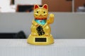 Cat statue in Chinese culture Royalty Free Stock Photo