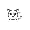 Cat striper icon. Element of cats icon Royalty Free Stock Photo