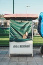 A cat on a ticket kiosk, Heybeliada (Halki) Island, Istanbul Royalty Free Stock Photo