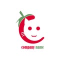 Cat and tomato logo