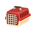 Cat transport box or carrying case icon Royalty Free Stock Photo