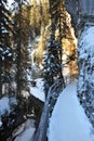 Cat walk trail on cliff Royalty Free Stock Photo