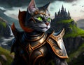 A cat warrior fantastical world