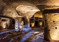 Catacombe di San Gennaro in the city of Naples, Italy Royalty Free Stock Photo