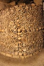 The catacombs of Paris in France Royalty Free Stock Photo