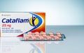 Cataflam 25 mg. Diclofenac potassium product of Novartis. Manufactured by Novartis, Turkey for Novatis Pharma, Switzerland. Pain