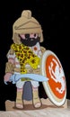 Lego style depiction of Punic General Hannibal of Carthage