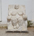 A replica of the Great Goddess statue from Catal Hoyuk, Turkey