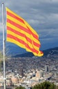 Catalan Flag Royalty Free Stock Photo