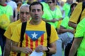 Catalan symbols at Diada independence manifestation