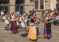 Catalan teens traditional dancing festival