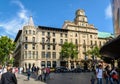 Catalana Occident building at Passeig de Gracia in Barcelona, Spain