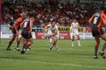 Catalans Dragons vs Hull KR Royalty Free Stock Photo