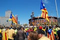 Llibertat Presos Politics protest in Barcelona