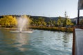 Catalca National Garden Pool Fountain Royalty Free Stock Photo