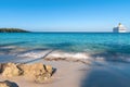 Catalina island - Playa de la isla Catalina - Caribbean tropical beach and sea Royalty Free Stock Photo