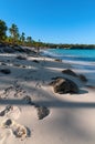 Catalina island - Playa de la isla Catalina - Caribbean tropical beach and sea Royalty Free Stock Photo