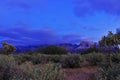 Catalina Mountains covered in snow Royalty Free Stock Photo