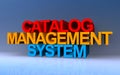 Catalog Management System on blue
