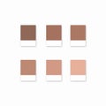 Catalog of shades of brown