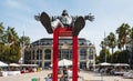 Catalogne Square in Perpignan, France Royalty Free Stock Photo