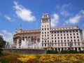 Catalunya square in Barcelona