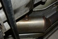 Catalytic Converted with O2 Sensor Under Car