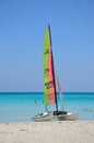 Catamaran on the beach