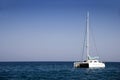 Catamaran boat in Greece