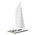 Catamaran Boat Isolated