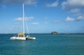 Catamaran in the Caribbean Sea