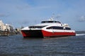 Catamaran fast ferry Royalty Free Stock Photo