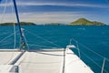 Catamaran sea view Royalty Free Stock Photo