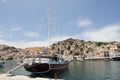 Catamaran in Symi island