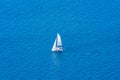 Catamaran yacht on the Gibraltar Bay Royalty Free Stock Photo