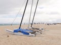 Catamarans on the beach of Fuerteventura