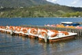 Catamarans on Caldonazzo lake