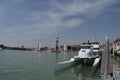 Catamarans in the lagoon