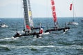 Catamarans race