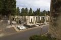 Funeral architecture from Catania graveyard Royalty Free Stock Photo