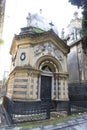 Funeral architecture from Catania graveyard Royalty Free Stock Photo