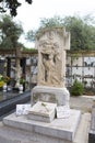 Funeral architecture from Catania graveyard Royalty Free Stock Photo