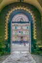 CATANIA, ITALY, APRIL 27, 2017: View of the Universita degli studi di catania building in Sicily, Italy