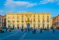 CATANIA, ITALY, APRIL 28, 2017: View of the Universita degli studi di catania building in Sicily, Italy