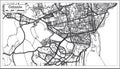 Catania Italy City Map in Retro Style. Outline Map.