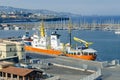 Ship of the Medecins Sans Frontieres anchored in Catania