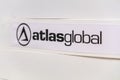 AtlasGlobal airline emblem Royalty Free Stock Photo